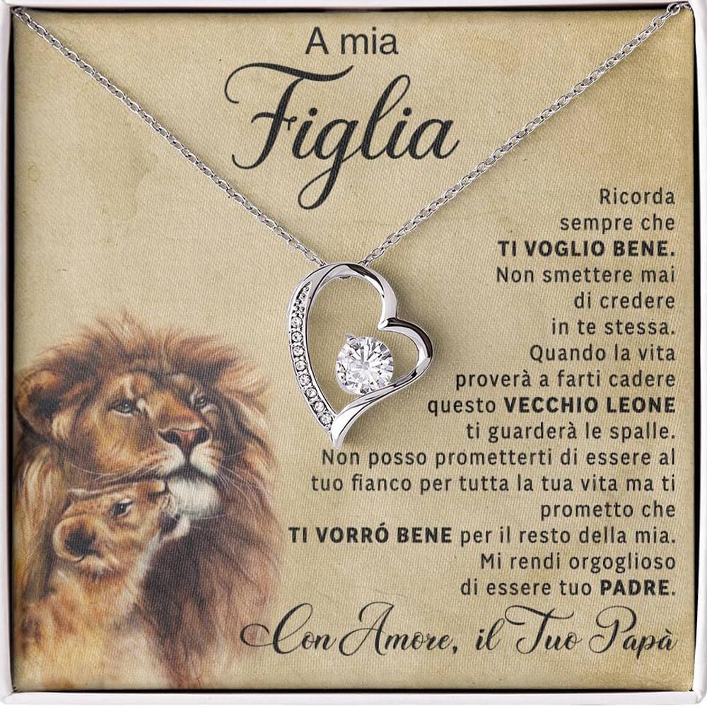 Collana A Mia Figlia - Con Amore Papà