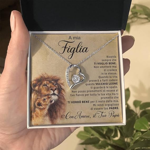 Collana A Mia Figlia - Con Amore Papà