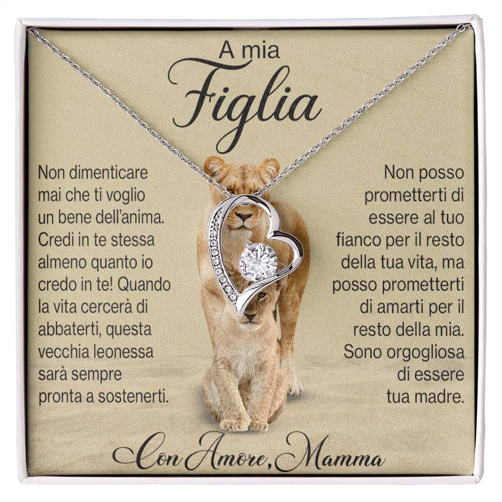 Collana A Mia Figlia - Con Amore Mamma