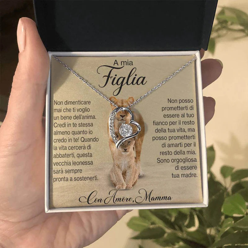 Collana A Mia Figlia - Con Amore Mamma